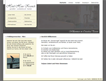 Tablet Screenshot of hotel-kranich-prerow.de
